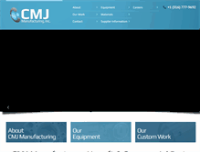 Tablet Screenshot of cmjmfg.com